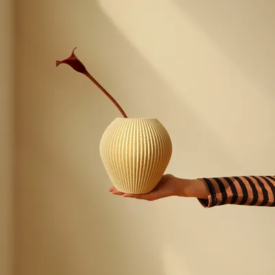Vases - VASE - DONA 17cm TEXTURIZED - MENDELEK STUDIO