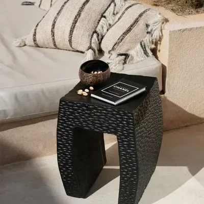 Tabourets - Tabouret The Montano - Noir - BAZAR BIZAR LIVING