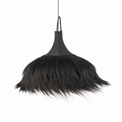 Ceiling lights - The Makiki Pendant - Black XL - BAZAR BIZAR LIVING