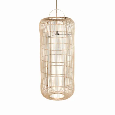 Ceiling lights - The Bozelo Pendant - Natural - XL - BAZAR BIZAR LIVING