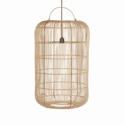 Plafonniers - Le pendentif Bozelo - Naturel - L - BAZAR BIZAR LIVING