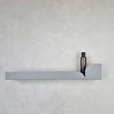 Shelves - Long wall shelf, grey BAUHAUS - NAMUOS