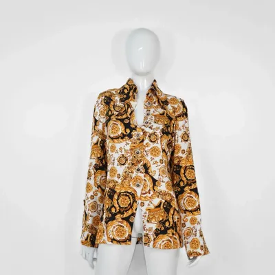 Apparel - Blouse MESIER White  Baroque - White  Baroque - height: 69.00; width: 40.00; lengh: 68.00 - MONYER