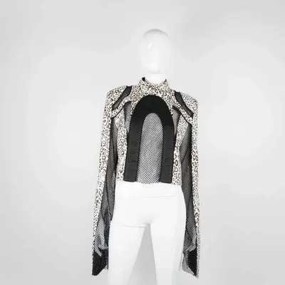 Apparel - Blouse STELLA VIA White Golden Leo - White Golden Leo - height: 45.00; width: 42.00; lengh: 79.00 - MONYER