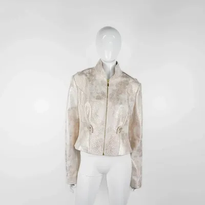 Prêt-à-porter - Blazers LEPUS PREMIUM Blanc Argent - Blanc Argent - hauteur : 52,00 ; largeur : 44,00 ; durée : 66,00 - MONYER