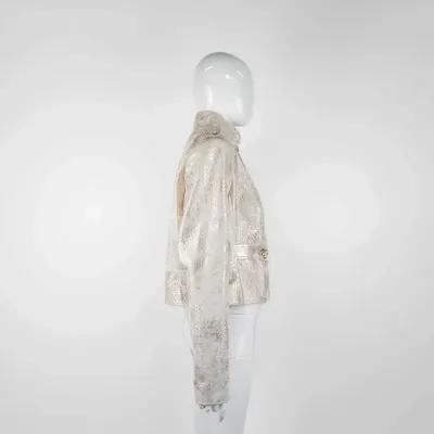 Apparel - Blazers LEPUS PREMIUM White Silver - White Silver - height: 52.00; width: 44.00; lengh: 66.00 - MONYER