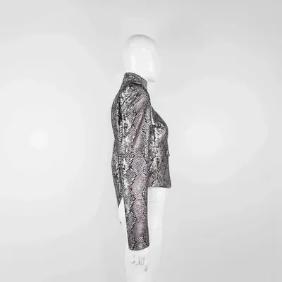 Prêt-à-porter - Blazers LEPUS PREMIUM imprimé serpent Dusty Rose - imprimé serpent Dusty Rose - hauteur : 51,10 ; largeur : 43,00 ; durée : 66,00 - MONYER