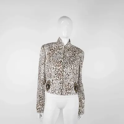 Apparel - Blazers LEPUS PREMIUM White Golden Leo - White Golden Leo - height: 51.10; width: 43.00; lengh: 66.00 - MONYER