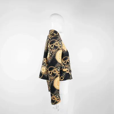 Apparel - Blazers LEPUS Black-yellow rings -  Black-yellow rings - height: 53.00; width: 46.00; lengh: 66.50 - MONYER