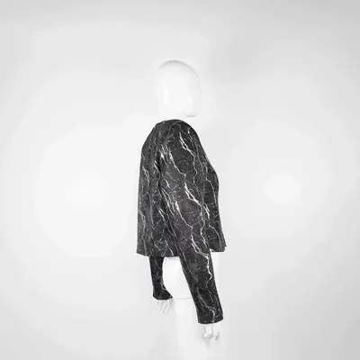 Prêt-à-porter - Blazers LIBRA Noir Argent - Noir Argent - hauteur : 54,00 ; largeur : 41,00 ; durée : 66,00 - MONYER