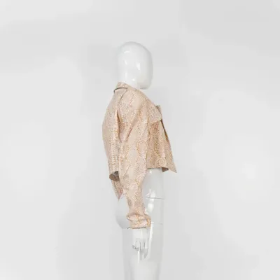 Prêt-à-porter - Blazers CARINA PREMIUM Imprimé serpent orange - Imprimé serpent orange - hauteur : 40,50 ; largeur : 43,00 ; durée : 66,00 - MONYER