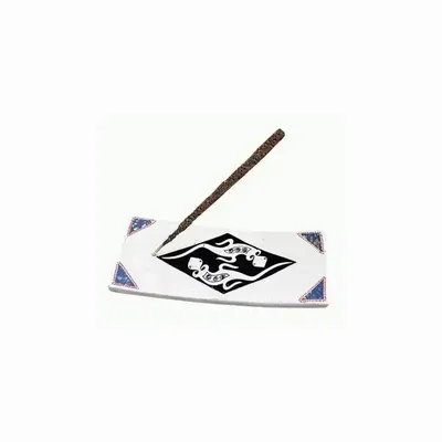 Senteurs - Porte encens lombok 20cm (blanc) - ARABESK