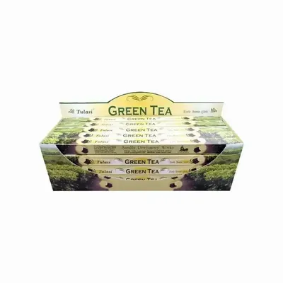 Senteurs - Encens tulasi sarathi thé vert 8bts - ARABESK