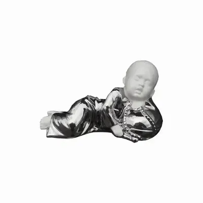 Decorative objects - Ceramic sleeping monk 18cm - ARABESK