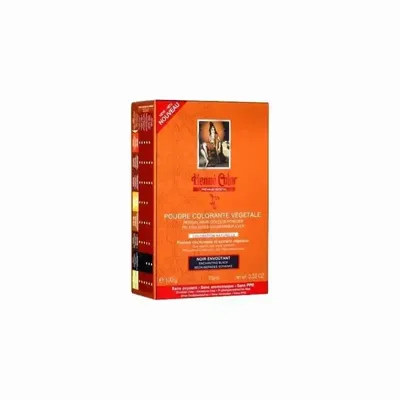 Beauty products - Premium vegetal herbal hair color powder enchanting black 100g - ARABESK