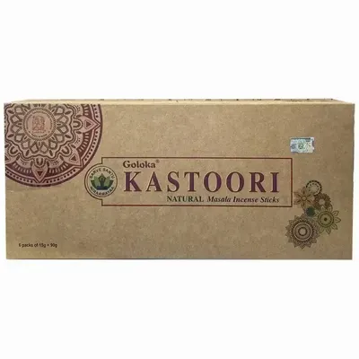 Scents - Goloka Kastoori Musk Natural masala 6x15g - ARABESK