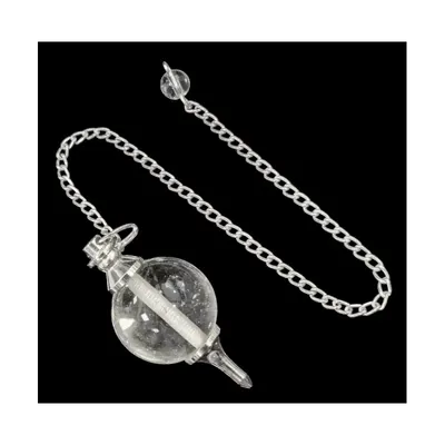 Jewelry - Rock Crystal Sphere Pendulum 4cm - ARABESK