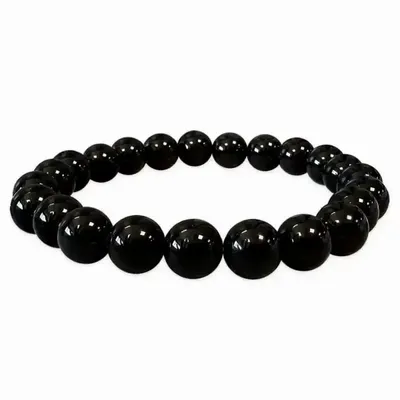 Bracelets - Black Onyx A Bracelet 8mm beads - ARABESK