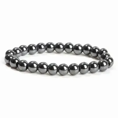 Bracelets - Hematite pearls bracelet 8mm - ARABESK