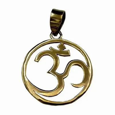 Bijoux - Pendentif om en bronze 3cm - ARABESK