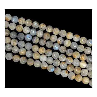 Bijoux - Perles Labradorite A 8mm sur fil 40cm - ARABESK