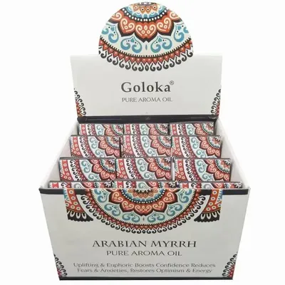 Senteurs - Huile parfumée Goloka Myrrh 10mL x 12 - ARABESK