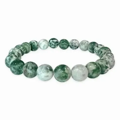 Bracelets - Bracelet Jade Verte perles 8mm - ARABESK