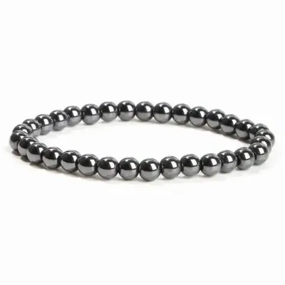 Bracelets - Bracelet Hematite perles 6mm - ARABESK