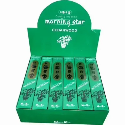 Senteurs - Encens japonais morning star cèdre paquet de 50 batonnets - ARABESK