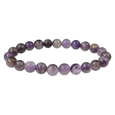 Bracelets - Amethyst bracelet beads 7.5-8.5mm - ARABESK
