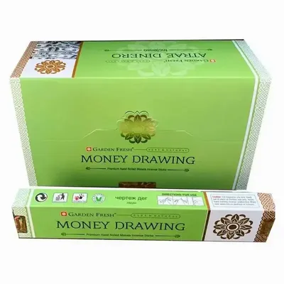 Scents - Money Drawing Masala Garden Fresh incense 15g - ARABESK