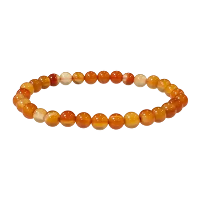 Bracelets - Bracelet Cornaline A perles 6mm - ARABESK