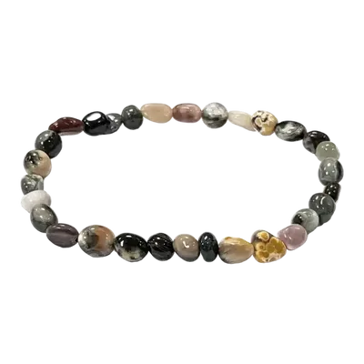 Bracelets - Ocean Jasper bracelet A+ rolled stones - ARABESK