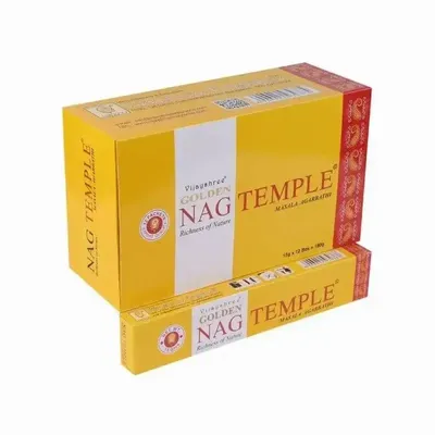 Scents - Vijayshree Golden Nag Temple incense 15g - ARABESK