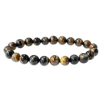 Bracelets - Bracelet Œil de Faucon  perles 8mm - ARABESK