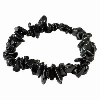 Bracelets - Bracelet Tourmaline noire A chips 16-18cm - ARABESK