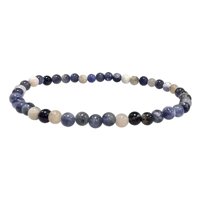 Bracelets - Bracelet Sodalite perles 4mm - ARABESK