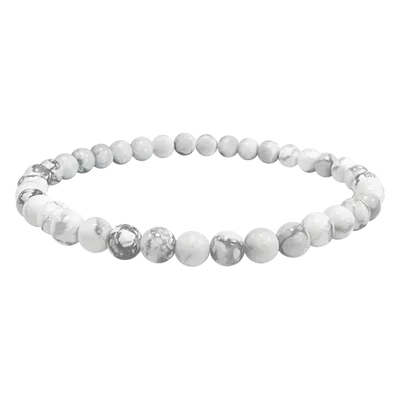 Bracelets - Bracelet Howlite A perles 4mm - ARABESK