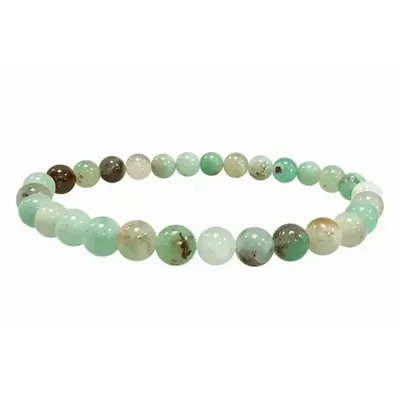 Bracelets - Chrysoprase bracelet A 6mm beads - ARABESK