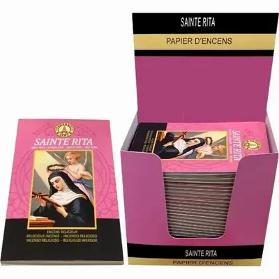 Senteurs - Papier d'encens Fragrances & Sens Sainte Rita x30 - ARABESK