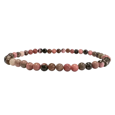 Bracelets - Rhodonite 4mm bracelet - ARABESK