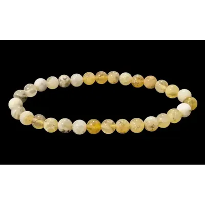 Bracelets - Yellow Opal Bracelet A beads 6mm - ARABESK