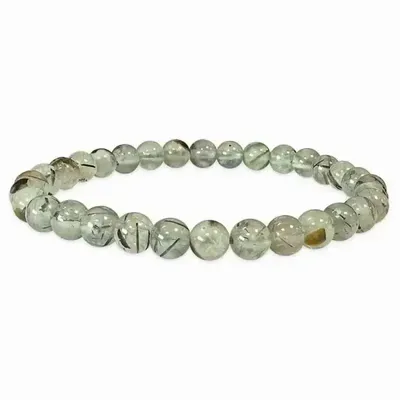 Bracelets - Prehnite 6mm A pearls bracelet - ARABESK