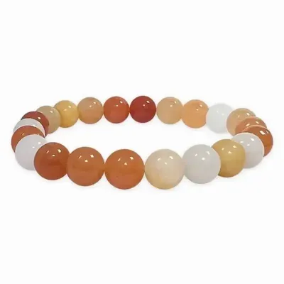 Bracelets - Jade multicolor 8mm pearls bracelet - ARABESK