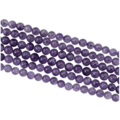 Bijoux - Amethyste A perles 6mm sur fil 40cm - ARABESK