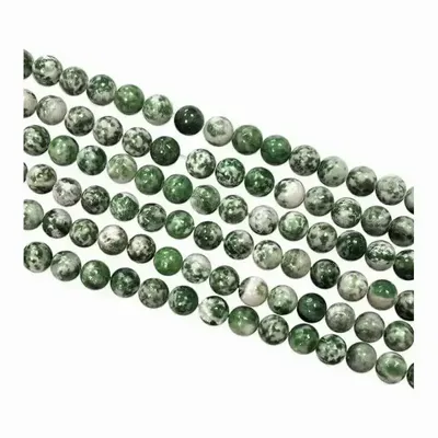 Bijoux - Jade verte A perles 6mm sur fil 40cm - ARABESK