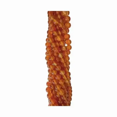 Bijoux - Cornaline A perles 6mm sur fil 40cm - ARABESK