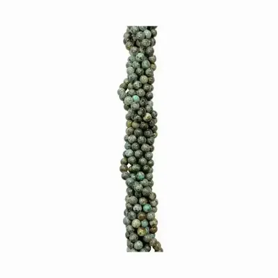 Bijoux - Turquoise naturelle d'Afrique perles 6mm sur fil 40cm - ARABESK