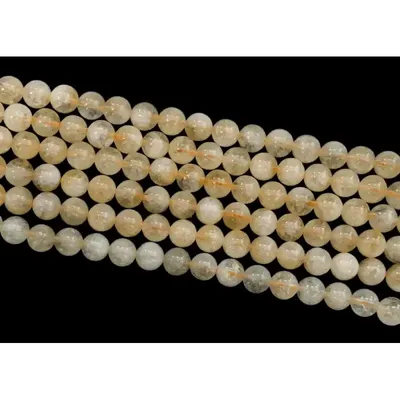Jewelry - Natural Citrine beads 8-8.5mm on 40cm wire - ARABESK