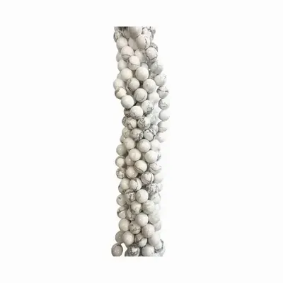 Bijoux - Howlite A perles 8mm sur fil 40cm - ARABESK